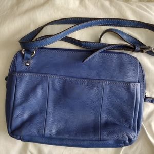 Tignanello Blue Crossover Purse